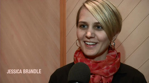Jessica Brändle, contralto del coro Gossau Gospel Choir, Svizzera