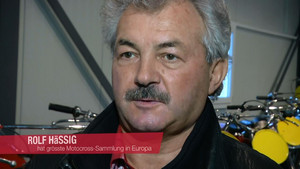 Rolf Hässig, possessore della più grande collezione di motocross d'Europa, Svizzera
